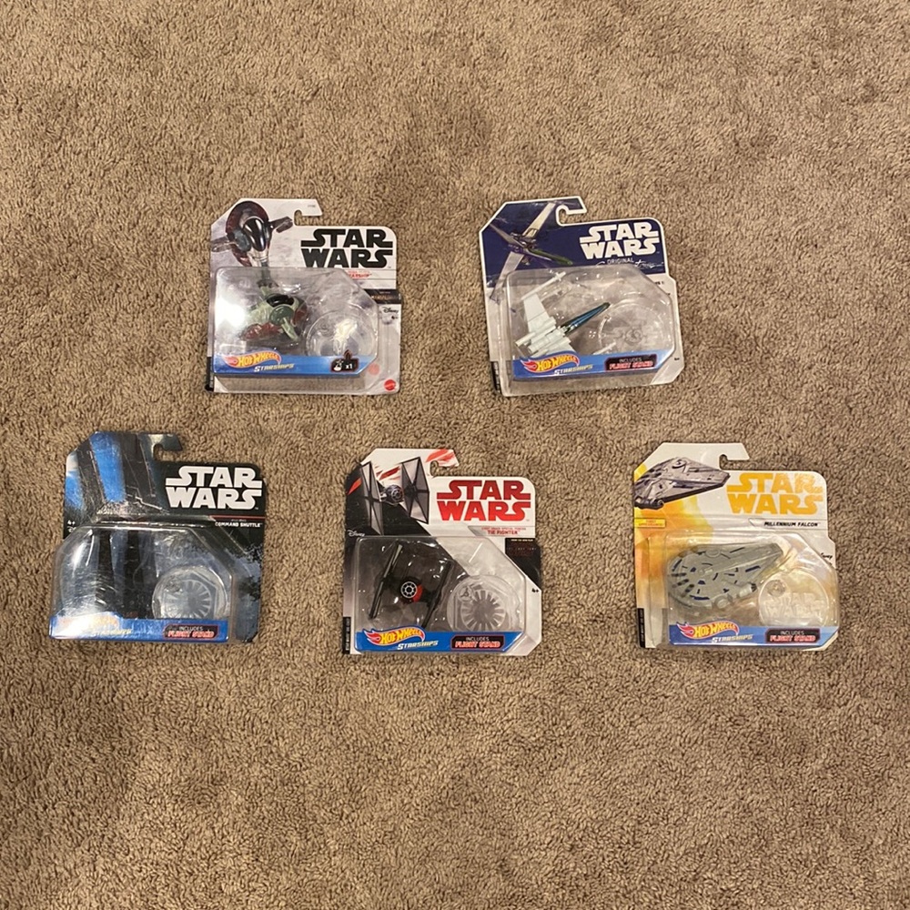 New! Star Wars Starships Lot